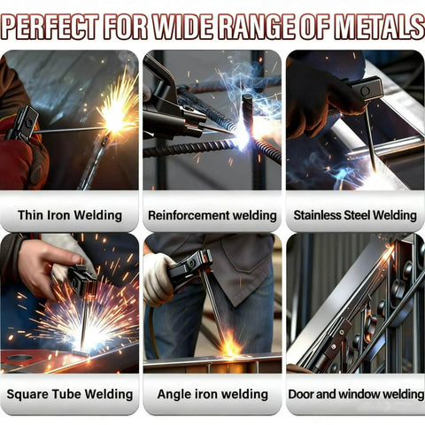 Portable Stick Welder Kit All In One 250Amp 110V for thin iron, reinforcement, stainless steel, square tube, angle iron, door welding