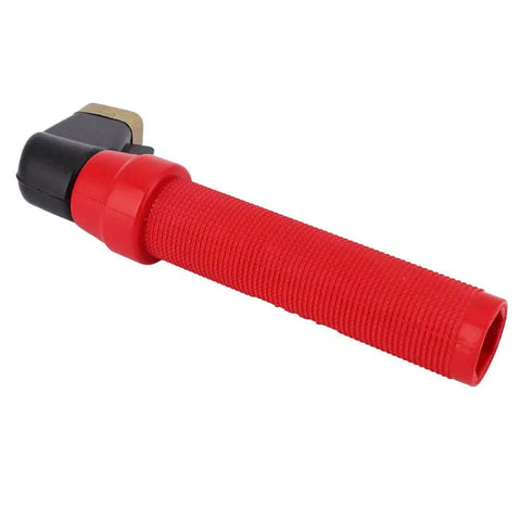Heavy Duty 400A Welding Electrode Holder For Stick Arc Welding American Style Stinger Clamp Full Copper Conductive Rod Electrode Accessory For Welding Machines Yuecoom showing red handle and clamp