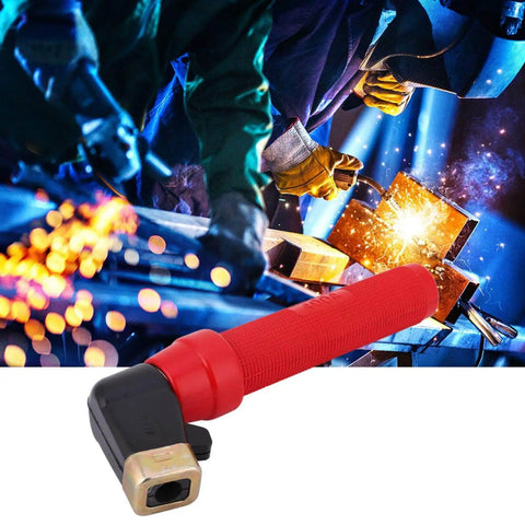Heavy Duty 400A Welding Electrode Holder For Stick Arc Welding American Style Stinger Clamp Full Copper Conductive Rod Yuecoom