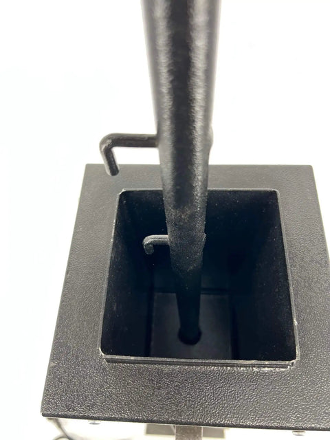 Top view of Portable 20 Lb Dry Stick Welding Electrode Oven with Temperature Control thermostat rod compartment.