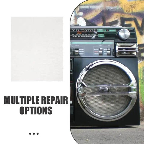 Auto Body Bumper Repair Welding Mesh Patch for Cracks and Holes, durable metal wire screen 5.90 x 1.96 inches with boombox
