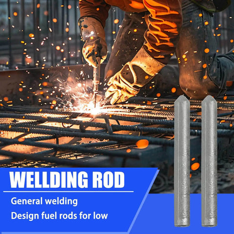 Person welding metal with Low Temperature Universal Welding Rod Set 24 Pcs For Aluminum Stainless Steel And Iron Easy Melt Solder Sticks