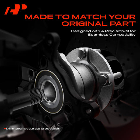 Front Wheel Bearing And Hub Assembly 5 Lug Fit For Ford Fusion MKZ Police Responder Hybrid And SSV Plug In Hybrid 2013 To 2020