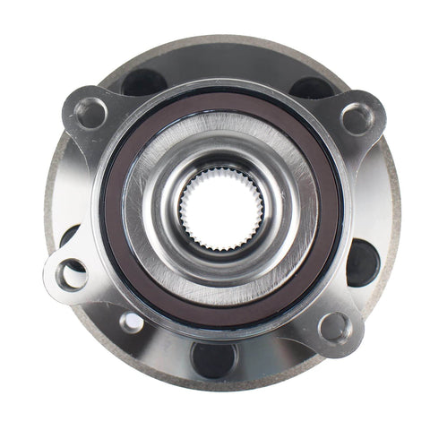 Top view of Pair Front And Rear Wheel Bearing Hub Assembly For Ford Edge 2011 To 2014, Flex 2009 To 2018, Taurus 2010 To 2018