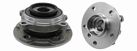 Front and rear view of Wheel Bearing And Hub Assembly For Front Or Rear Fitment Varies By Vehicle Make And Model OE Grade