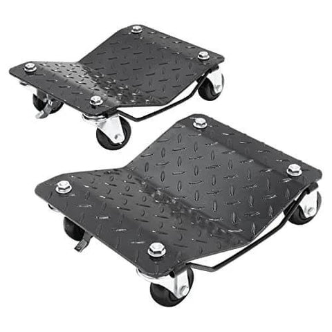 ✝️ Wheel Dolly, 3000 lbs Car Moving Dolly, Wheel Dolly Car Tire Stake Set of 2 Piece, heavy-duty car tire dolly cart with wheels