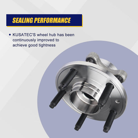Front And Rear Wheel Hub And Bearing Assembly 5 Lugs With ABS For Ford Edge 2011 2014 Flex 2009 2018 Taurus 2010 2019