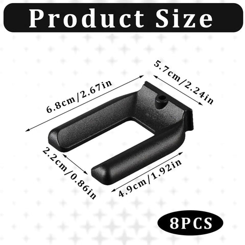 8 Pcs Wheel Stoppers For Rolling Furniture And Beds Prevent Sliding Fits 5 Cm Diameter Casters Protects Hardwood Floors