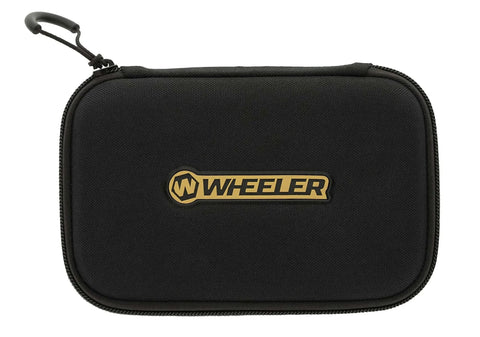 Black storage case with Wheeler logo for Stix with 12 Screwdriver Bits, 5 Torque Limiters, and Storage Case for Firearm Building and Maintenance