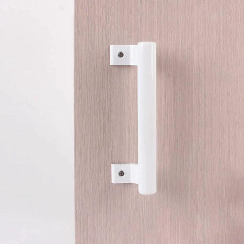 2-Piece 8-Inch Aluminum Sliding Door Handle Set For Balcony Glass Bathroom Sliding Closets And Warehouse Doors Modern Ergonomic Oval Bar Pull Durable Anti Rust Aluminum Alloy Handle For Easy Grip