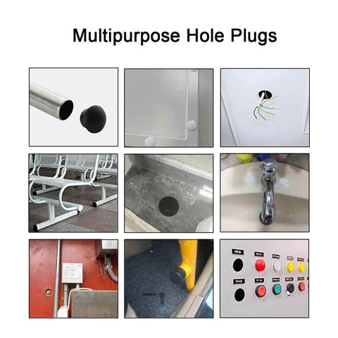 All Purpose White Hole Plugs Set Of 30 Pieces 10mm Flush Type Panel Plastic End Caps Easy Install For Furniture Fencing Posts And Pipes Fits 9.5 To 10mm Holes Waterproof Dustproof Durable Zorfeter