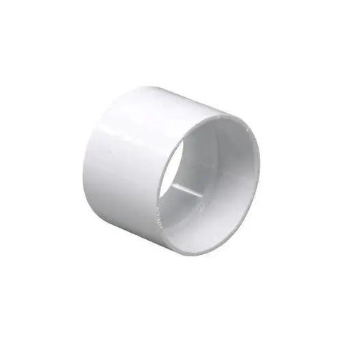 Central Vacuum Stop Coupling Plastic Fitting White Easy Install No Fuss Central Vacuum Accessory That Reduces Ridged Surfaces