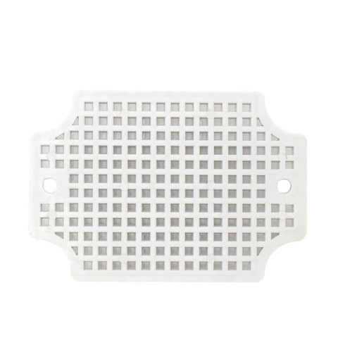 Front view of a perforated mounting component for Weatherproof Outdoor Electrical Box With Cover IP67 Dustproof Enclosure