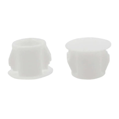 All Purpose White Hole Plugs Set Of 30 Pieces 10mm Flush Type Panel Plastic End Caps Easy Install For Furniture Fencing Posts And Pipes Fits 9.5 To 10mm Holes Waterproof Dustproof Durable Zorfeter