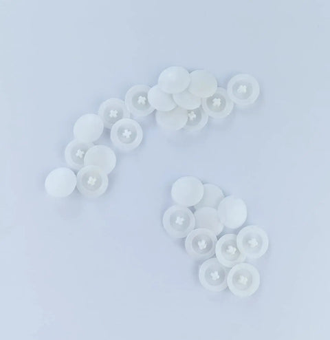 50 Pieces Waterproof Plastic Self Tapping Caps White for Phillips Screw Heads Ideal for Cabinet Bookcase and Shoe Cabinet