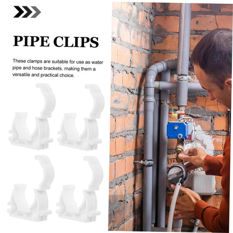 35 Piece Pipe Clamp Buckle Repair Kit For Water Pipes And Hoses, Heavy Duty PVC Clamp Set for outdoor pipe installation