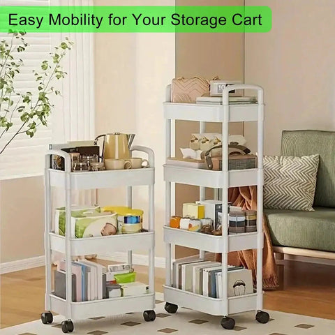 White storage carts with 1.5 Inch Plastic Swivel Casters Set Of 4 With M8 Neck Stem 360 Degree Rotation Black Nylon Replacement Wheels