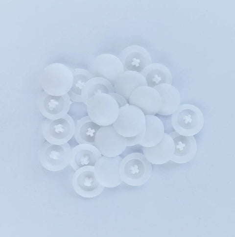 50 Pieces Waterproof Plastic Self Tapping Caps White For Phillips Screw Heads Ideal For Cabinet Bookcase And Shoe Cabinet Hardware Protection Anti Corrosion Plus Long Lasting Utility