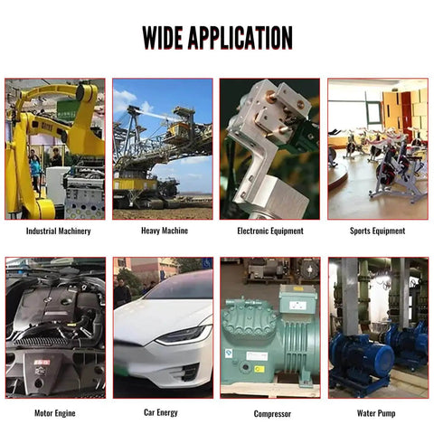 Wide application of eight-piece rubber shock absorbers isolate vibration for motors, generators, pumps, vehicles, industrial use