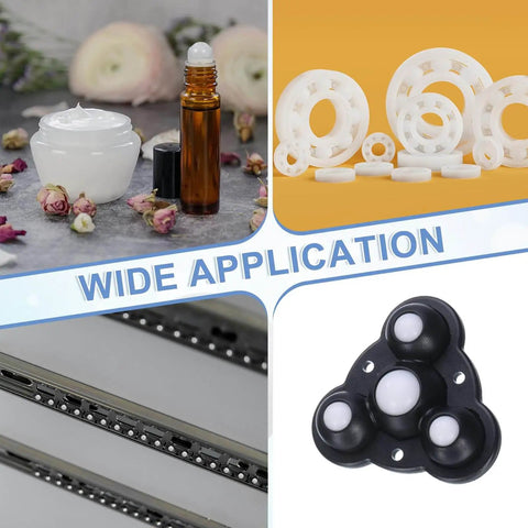 Wide application of Ultra Durable 8mm PP Plastic Bearing Balls G2 Precision With Frosted Red Finish 100 Pack For DIY Projects And Machinery Polypropylene Spheres Provide Consistent Size And Roundness For Smooth Operation Uxcell.
