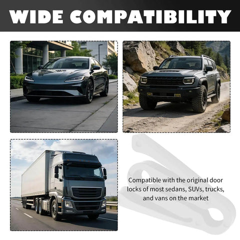 Cars and truck showing wide compatibility of 4 Pack Car Door Shock Absorbers With Force-Dissipating Arm Upgrade for sedans, SUVs, trucks, and vans.