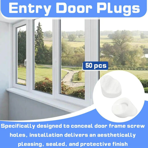 Custom Window Plug 50 Pack Door And Window Screw Hole Plugs 5/16 Inch By ...