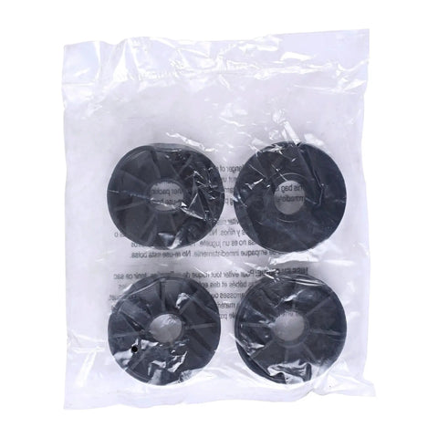 Premium Wire Shelving Casters Set Of Four With 600 Pound Per Caster Capacity Gray Finish packaged in plastic