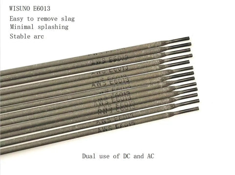 E6013 Welding Rods For AC DC 3 32nd Inch 1 Pound Carbon Steel Stick Electrodes For All Positions By Wisuno, stable arc, minimal splash