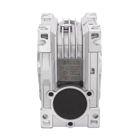 Front view of Worm Gear Reducer 18 mm Shaft Size 84 lb Load Capacity 1-Pack 24V Variable Speed Worm for rotary equipment