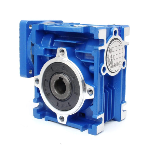 ✝️ Worm Gear Reducer 60 mm Shaft Size 1-Pack Nmrv030 Worm Gear Reducer with blue housing