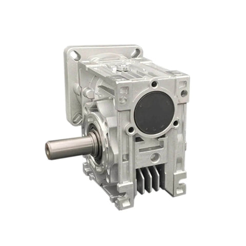 Front view of ✝️ Worm Gear Reducer 18 mm Shaft Size 1-Pack Nmrv40 Speed Reducer Worm for power transmission in industrial systems
