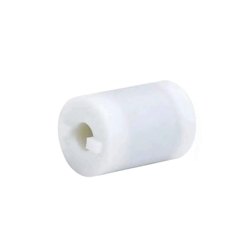 White torque limiter for Xerox 4110 4122 4127 4595 D95 1100 D110 D125 fuser damping wheel, cylindrical view.