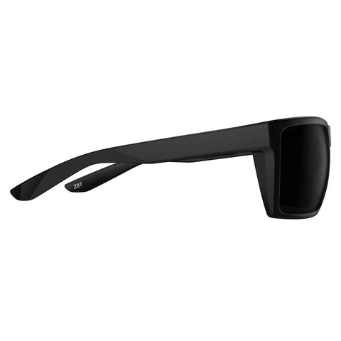 Side view of XL Wide Fit Z87 Sunglasses for Large Heads Men Women TR90 Ultralight UV400 Lenses in black frame