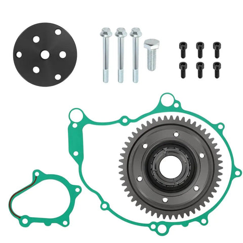 Starter Clutch One Way Gear Bearing Gasket Flywheel Puller Kit For Yamaha Raptor 660 YFM660R 2001 2002 2003 part