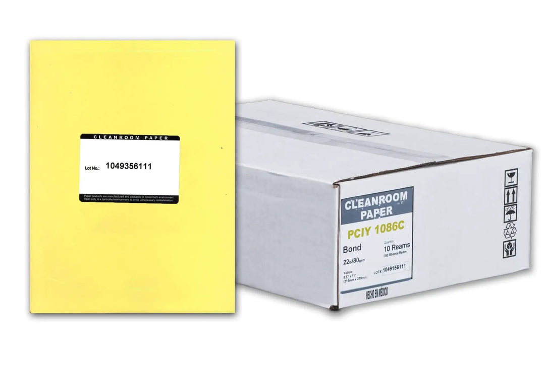 cleanroom yellow non-latex paper - 2500 Sheets 11x8.5 ...