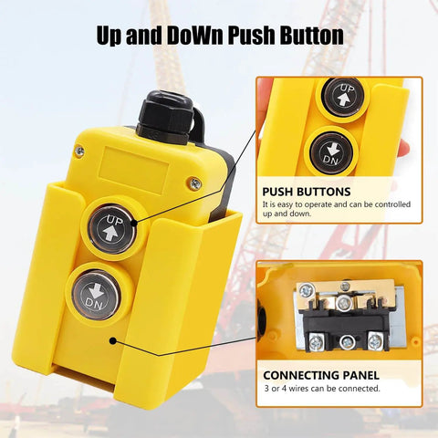 Dump Trailer Remote Control Switch 12V DC Up Down Control For Hydraulic Power Plant Heavy Duty Single And Double Acting Remote Controller