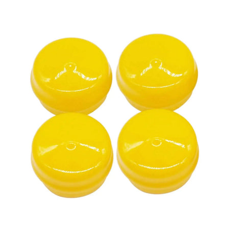 Yellow Wheel Bearing Cap Dust Cover 4 Pack M143338 For John Deere L LA LT LX D And X Series