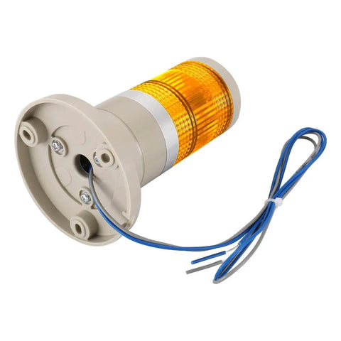 Continuous 24V Yellow LED Industrial Signal Light Tower Lamp With All Round Warning Function For Machinery Direct Mount