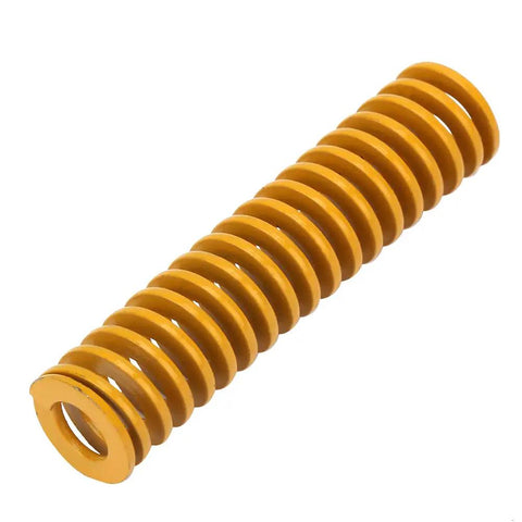 Two Pieces Yellow Extra Light Load Mold Spring For Industrial Machinery And Stamping Dies With 12mm Outer Diameter TF12x40mm