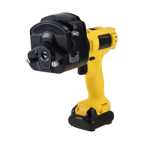 High Flow Dispensing Rechargeable Battery Peristaltic Pump Liquid Sampler for Outside 8m Suction, yellow and black design