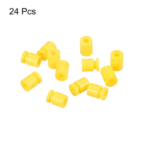 Anti Vibration Rubber Balls Set For RC Flight Controllers F4 And F7 M3x8mm Mounting, 8mm Ball Height And 6mm Outer Diameter, Yellow.