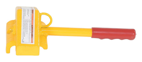 Steel Single Rail Chock With Handle For Keeping Railroad Cars From Moving All Welded Steel Construction Bright Yellow Finish