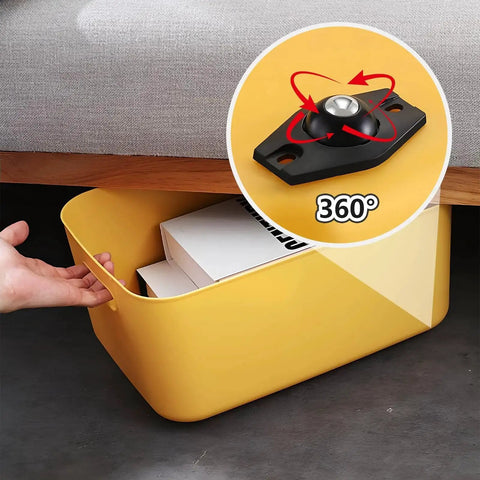 16 Pcs Self Adhesive Caster Wheels Universal 360 Degree Swivel Heavy Duty Appliance Rollers for kitchen storage box