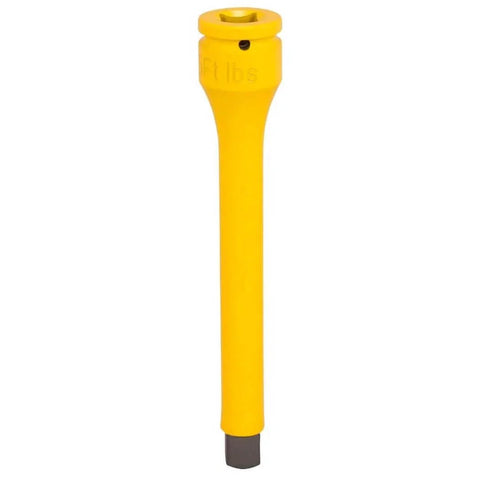 Torque Limiting Extension, 3/4" Drive, 475 ft/lbs, Yellow, 40309 by American Forge & Foundry, front view