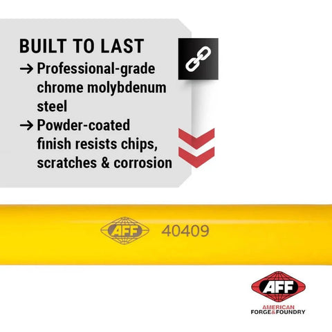 Torque Limiting Extension, 1" Drive, 400 ft/lbs, Yellow, 40409 with chrome molybdenum steel and powder-coated finish.