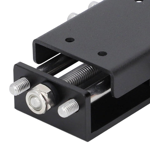Close-up of Z Axis Screw Slide Table Linear Actuator Engraving Machines High Precision Linear Actuator Stainless Steel part