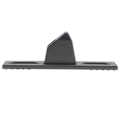 Side view of 2 Pack 61x17x19mm Door And Window Hook Holder With 90 Degree Zinc Alloy Sliding Door Latch Replacement Keeper.
