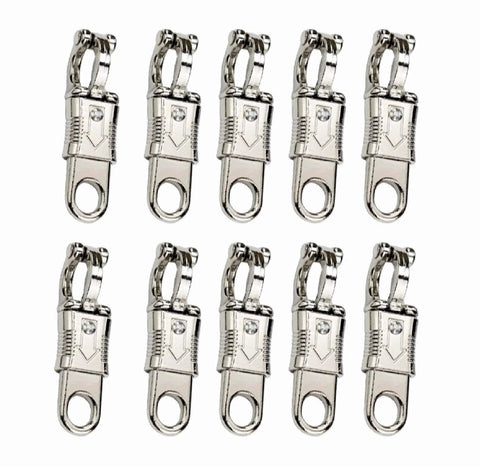 10 Pack Panic Snap Quick Release Metal Snap For Paracord And Get Back Whips With One Half Inch Eye And Quick Detach Clip
