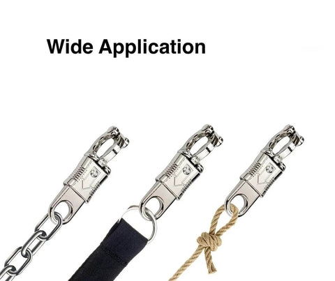 10 Pack Panic Snap Quick Release Metal Snap For Paracord And Get Back Whips With One Half Inch Eye And Quick Detach Clip Zinc Alloy Horse Snaps