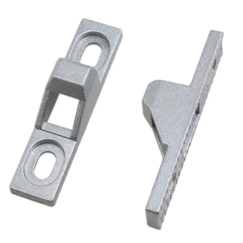 Sliding Door Keepers Glass Lock Latch Replacement Set With Mounting Screws For All Kinds Of Sliding Patio Doors Zinc Alloy Chrome Plated 2 Pack